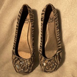 SM New York Zebra Ballet Flats